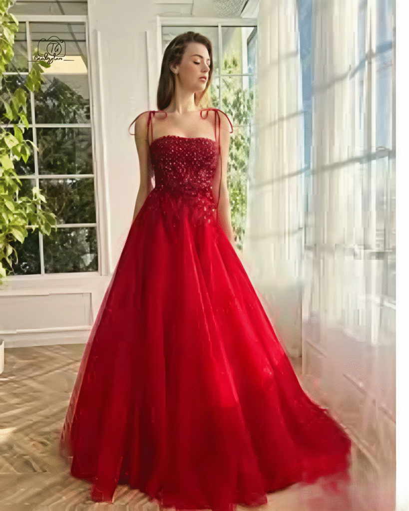 red cherry dress red dress
